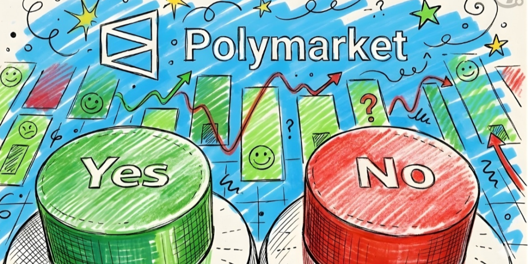 Rappresentazione visiva dell'articolo: Un milone di dollari svanito in novanta minuti. Polymarket, quando il futuro diventa una scommessa